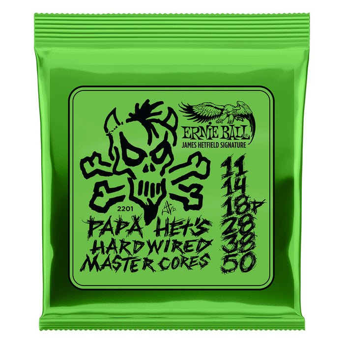 Ernie Ball P02201 Papa Het's Hardwired Master Cores Signature Strings 11-50 Gauge