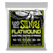 Ernie Ball P02591 Regular Slinky Cobalt Flatwound Electric Guitar Strings 10-46 Gauge