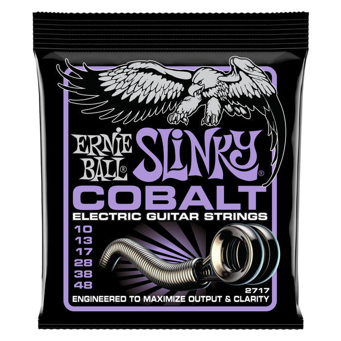 Ernie Ball P02717 Ultra Slinky Cobalt Electric Guitar Strings 10-48 Gauge