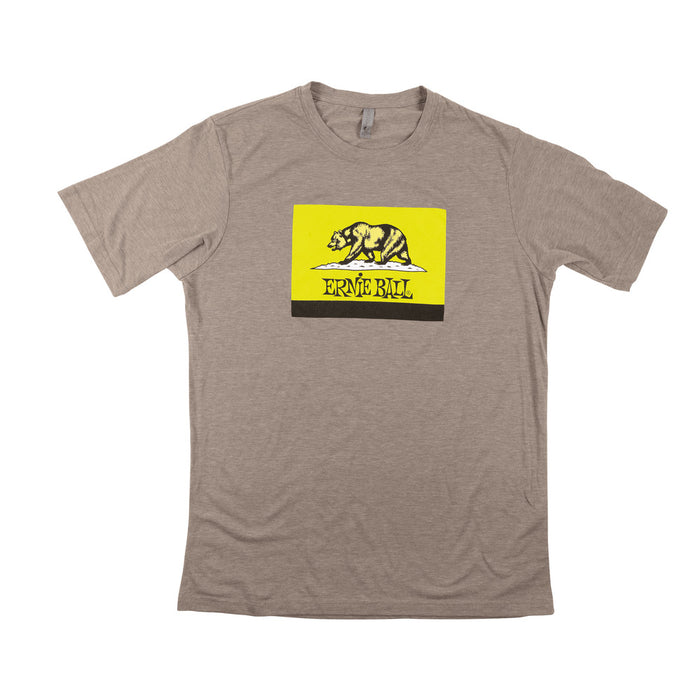 Ernie Ball P04871 CA Bear Flag Green T-Shirt Small