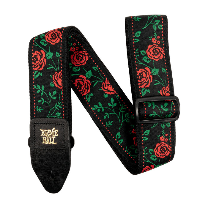 Ernie Ball P05318 Classic Jacquard Guitar Strap/Bass Strap - Spanish Rose