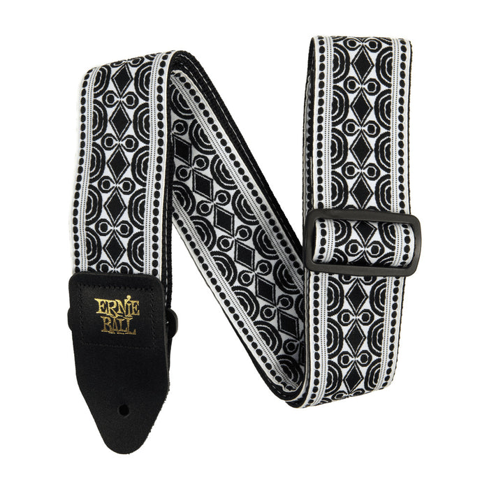 Ernie Ball P05319 Classic Jacquard Guitar Strap/Bass Strap - Beatnik Black