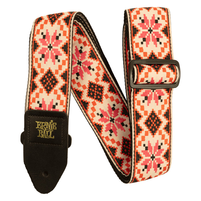 Ernie Ball P05337 Classic Jacquard Guitar Strap/Bass Strap - Cinnamon Needlepoint