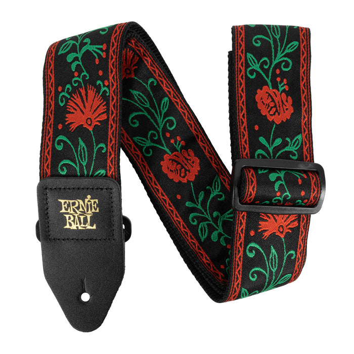 Ernie Ball P05361 Classic Jacquard Guitar Strap/Bass Strap - Western Rose
