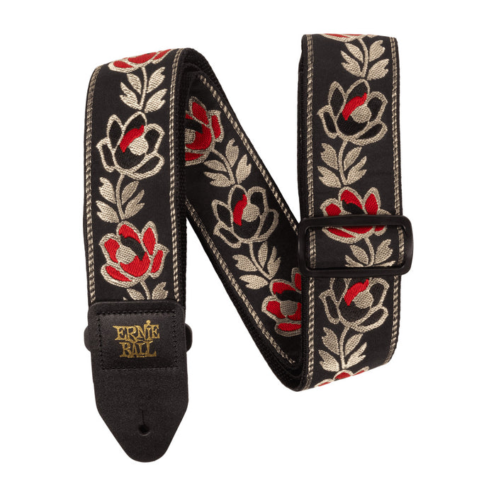Ernie Ball P05380 Classic Jacquard Guitar Strap/Bass Strap - Noble Rose