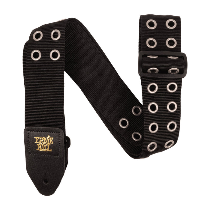 Ernie Ball P05397 Premium Guitar Strap/Bass Strap - Hole Lotta Metal Silver