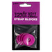 Ernie Ball P05618 Strap Blocks - Purple - 4 Pack