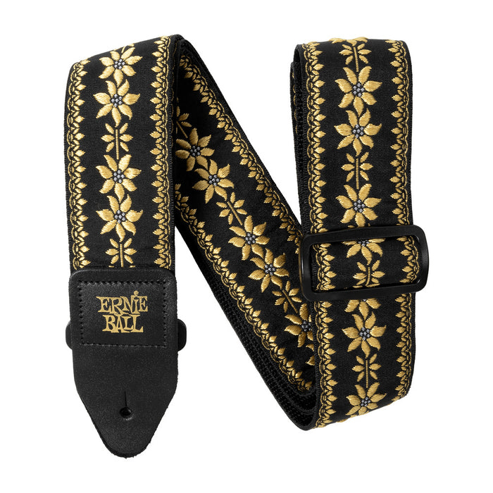 Ernie Ball P05635 Classic Jacquard Guitar Strap/Bass Strap - Flower Crown