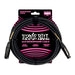 Ernie Ball P06388 Classic XLR Microphone Cable Male/Female 20ft - Black
