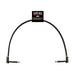 Ernie Ball P06409 Flat Ribbon Stereo Patch Cable 12in - Black - Single