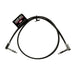 Ernie Ball P06410 Flat Ribbon Stereo Patch Cable 24in - Black - Single