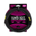 Ernie Ball P06425 Headphone Extension Cable 3.5mm to 3.5mm 20ft - Black