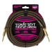 Ernie Ball P06432 Braided Instrument Cable Straight/Straight 18ft - Pay Dirt