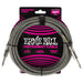 Ernie Ball P06433 Braided Instrument Cable Straight/Straight 18ft - Silver Fox