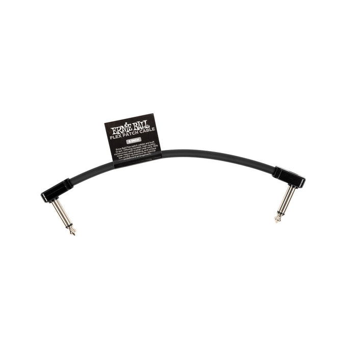 Ernie Ball P06439 Flex Patch Cable 6in - Black - Single