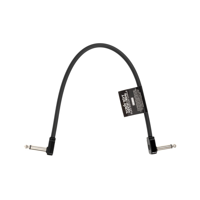 Ernie Ball P06440 Flex Patch Cable 12in - Black - Single