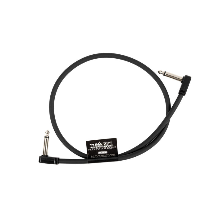 Ernie Ball P06442 Flex Patch Cable 24in - Black - Single