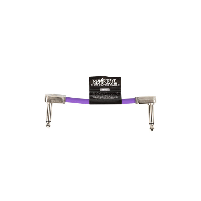Ernie Ball P06446 Flex Patch Cable 3in - Purple - Single