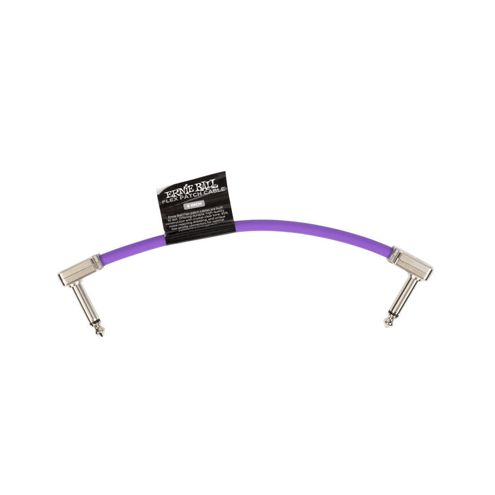 Ernie Ball P06447 Flex Patch Cable 6in - Purple - Single