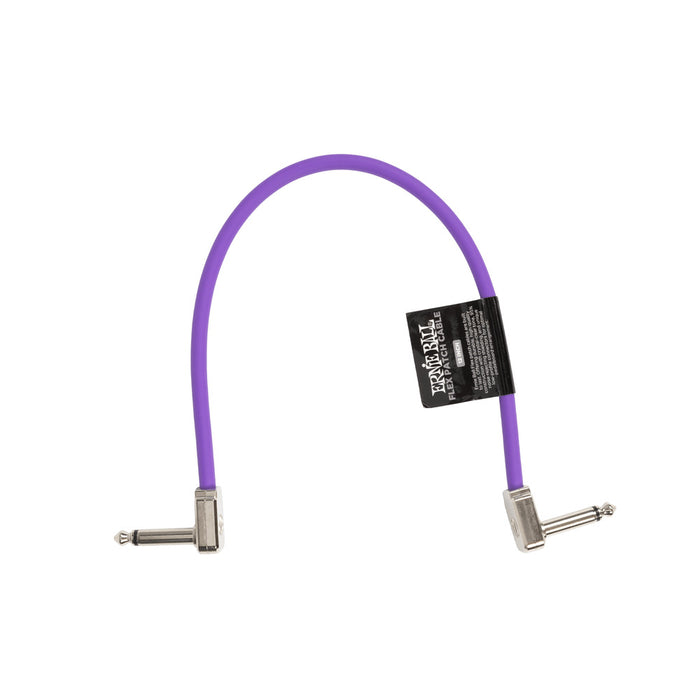 Ernie Ball P06448 Flex Patch Cable 12in - Purple - Single