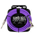 Ernie Ball P06466 Flex Instrument Cable Straight/Angle 20ft - Purple