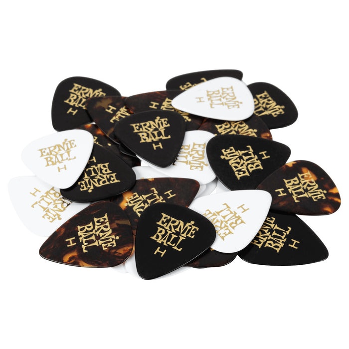 Ernie Ball P09128 Cellulose Guitar Picks - Heavy Assorted Colors -144 Pack