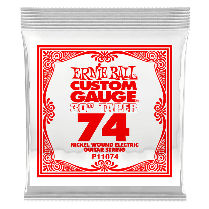 Ernie Ball P11074 .074 Extra Long Nickel Wound Electric Guitar Strings 3 pack