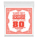 Ernie Ball P11081 .080 Extra Long Nickel Wound Electric Guitar Strings 3 Pack