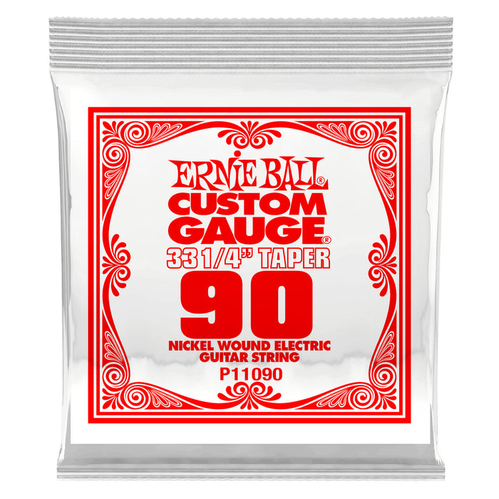 Ernie Ball P11090 .090 Extra Long Nickel Wound Electric Guitar Strings 3 pack