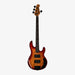 Sterling by Music Man RAY34HHSM-BOB-R2 StingRay Ray34 HH Spalted Maple Electric Bass - Blood Orange Burst