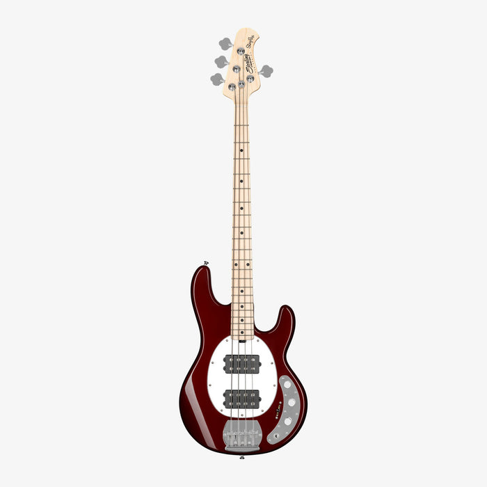 Sterling by Music Man RAY4HH-CAR-M1 SUB Ray4 HH Electric Bass - Candy Apple Red