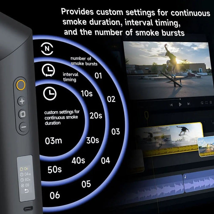 Colbor | CineFlare CF5 | 40W Portable Fog Machine | w/ Remote & Attachments (CineflairCF5) - Gsus4