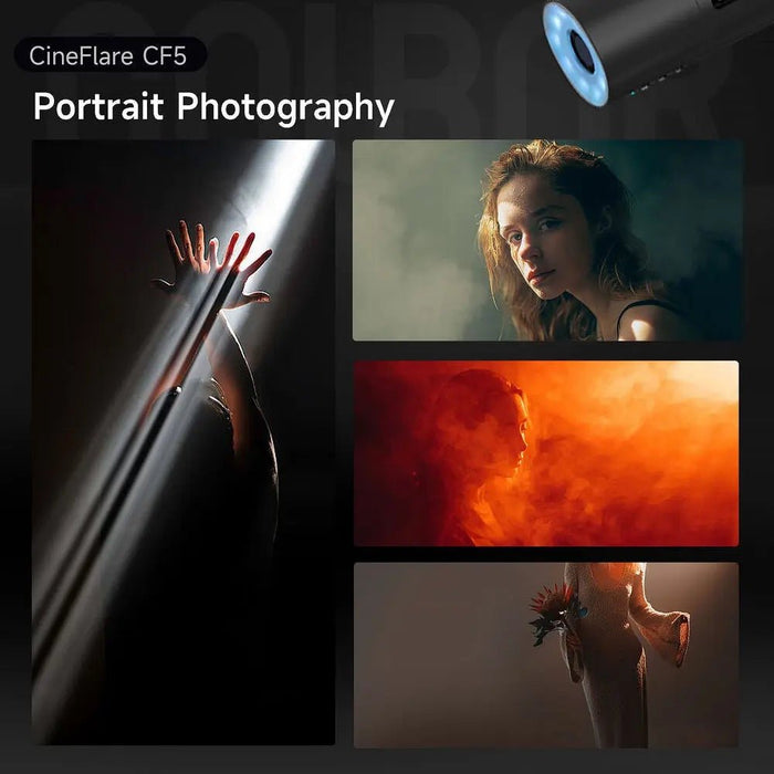 Colbor | CineFlare CF5 | 40W Portable Fog Machine | w/ Remote & Attachments (CineflairCF5) - Gsus4