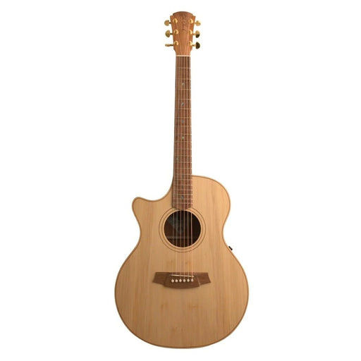 Cole Clark CCAN2EC-BB Angel Bunya Blackwood Left-Handed Acoustic Guitar