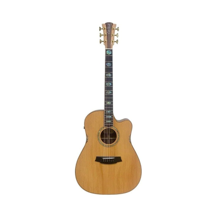 Cole Clark FL3EC EB39940 Cedar of Lebanon Top Acoustic/Electric Guitar - Natural