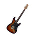 Cole Clark Hollow Baby HSS Blackwood Plate SUNB188 Electric Guitar - Sunburst