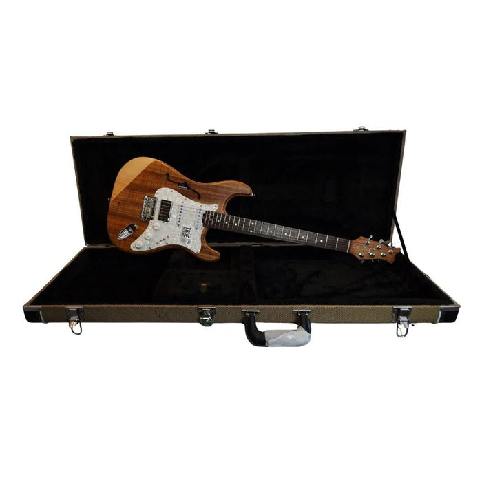 Cole Clark Electric Hollow Baby HSS Electric Guitar - Natural