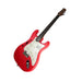 Cole Clark Hollow Baby SSS MOP Pickguard Electric Guitar - Red