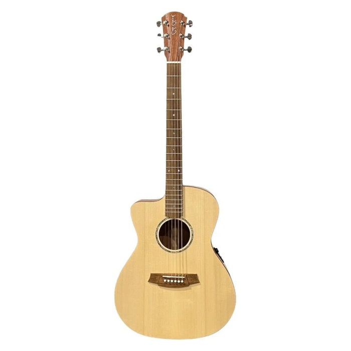 Cole Clark SAN1EC-SMAH Left Hand Studio GA Acoustic-Electric Guitar