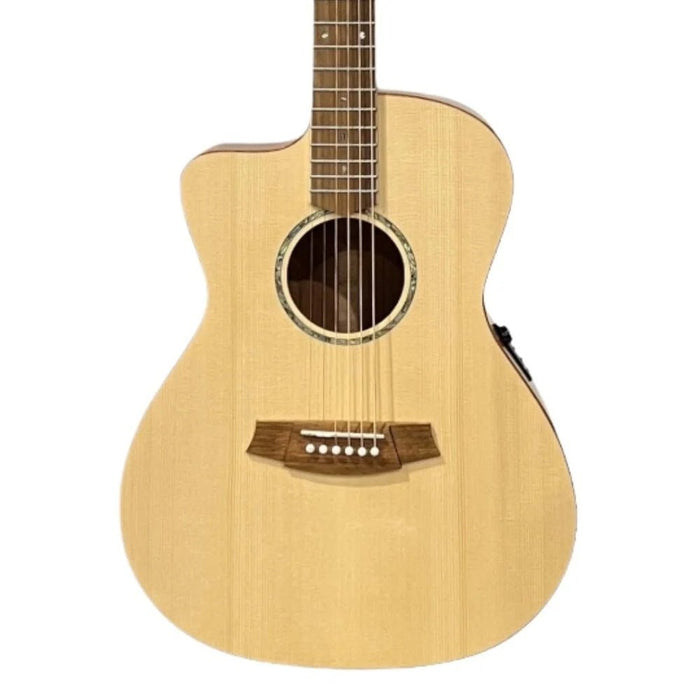 Cole Clark SAN1EC-SMAH Left Hand Studio GA Acoustic-Electric Guitar