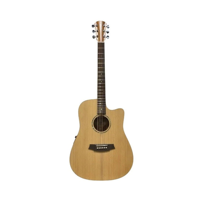 Cole Clark Studio Dreadnought Solid Bunya Top w/Solid Queensland Maple Back & Sides Acoustic-Electric Guitar - Made China & Australia