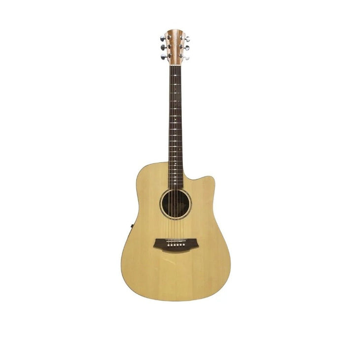 Cole Clark Studio Dreadnought Solid Spruce Top Solid Rosewood Back & Sides Acoustic-Electric Guitar - Made in China & Australia
