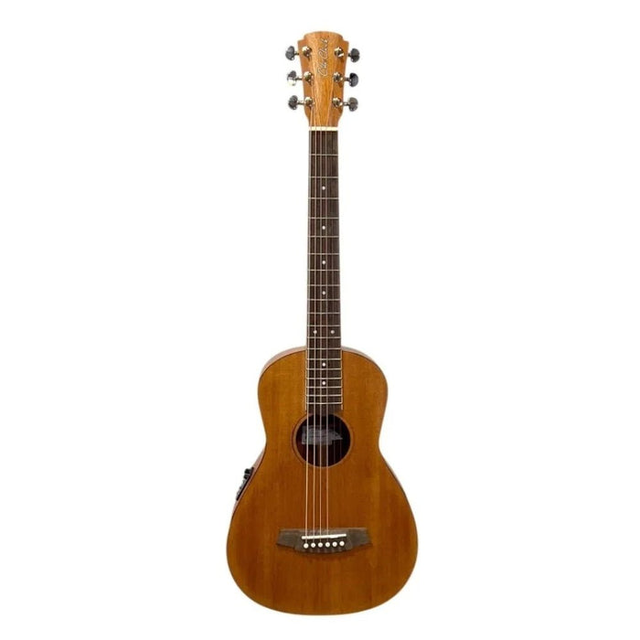 Cole Clark SPM1E-MMAH Studio Parlour Mini Acoustic Electric Guitar - All Mahogany
