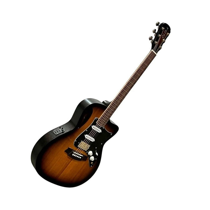 Cole Clark STL1EC-MMAH-HSS True Hybrid Studio All Mahogany Acoustic/Electric Guitar