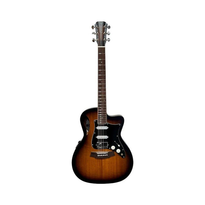 Cole Clark STL1EC-MMAH-HSS True Hybrid Studio All Mahogany Acoustic/Electric Guitar