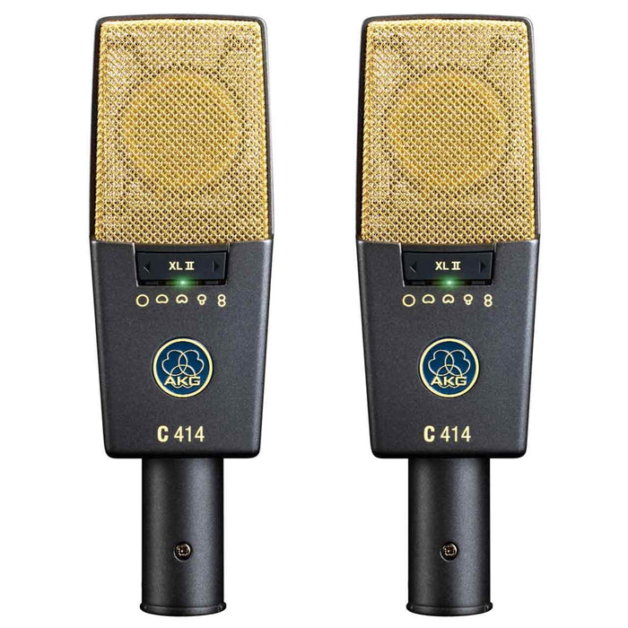 AKG | C414 XLII PAIR | Multi-Pattern Condenser Microphone | Matched Pair