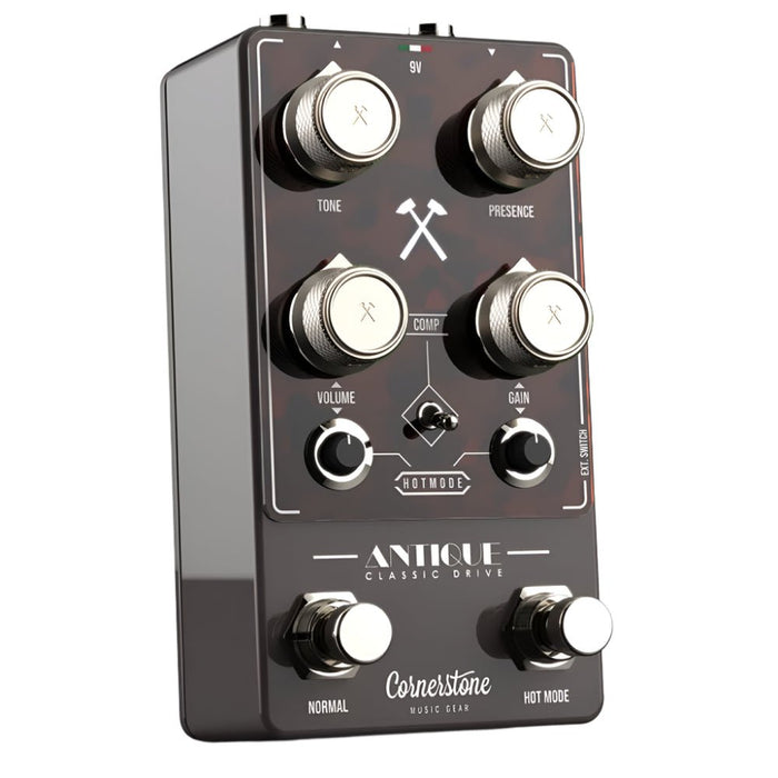 cornerstone music gear Cornerstone | ANTIQUE V3 | Classic Overdrive Based on TS808 / TS10 | Brown / Black