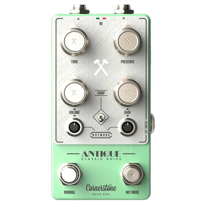Cornerstone | ANTIQUE V3 | Classic Overdrive Based on TS808 / TS10 | Surf Green (SA - ANTIQUEV3 - SG) - Gsus4