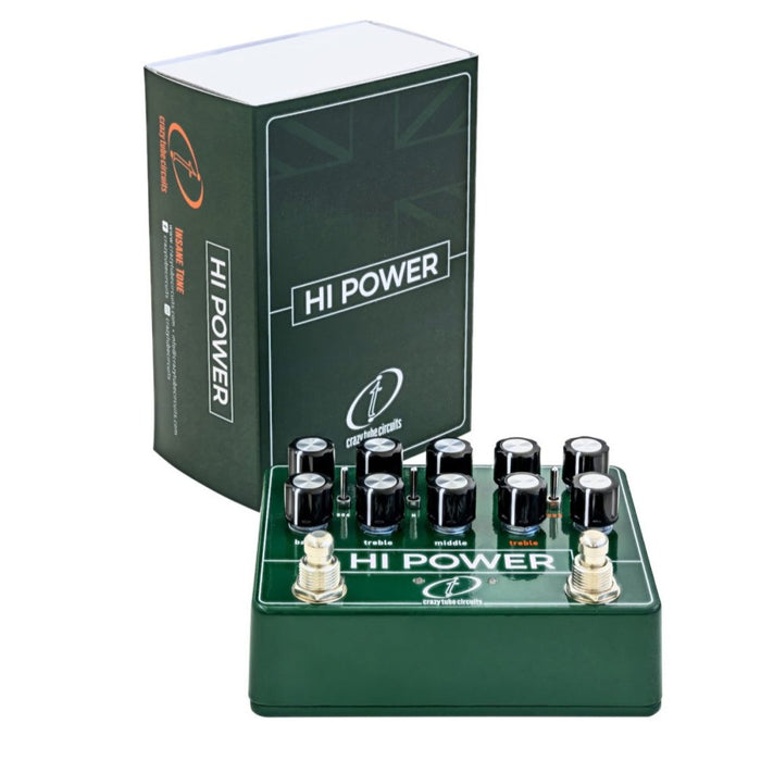 hi power guitar pedal Crazy Tube Circuits | HI POWER | Colorsound & Hiwatt Amp in a Box | Dual Overdrive