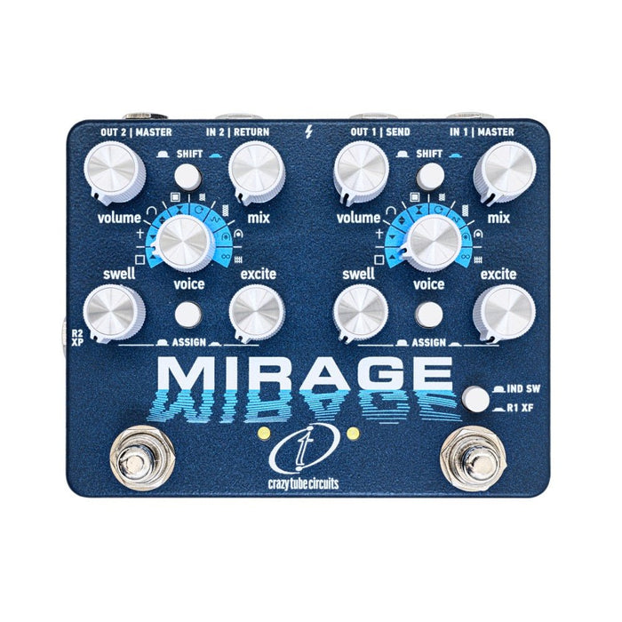Crazy Tube Circuits | MIRAGE | Dual Independent Reverb Engines | w/ 16 - Algorithms (CTC - MIRAGE) - Gsus4
